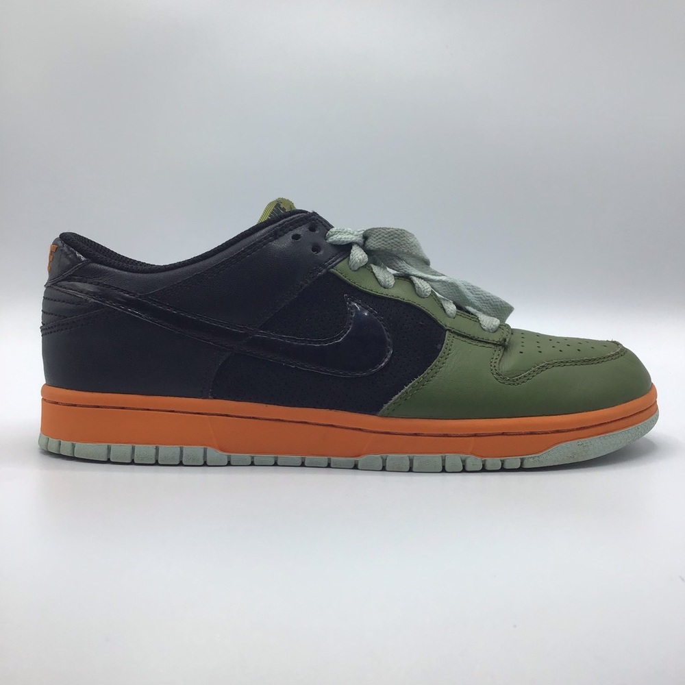 COPY - Nike Dunk Low mandarin orange green black sneakers 317813-301 womens siz…